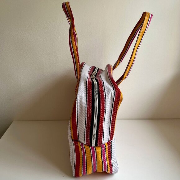 Ace & Prince Striped Mini Zippered Tote - Picture 6 of 6